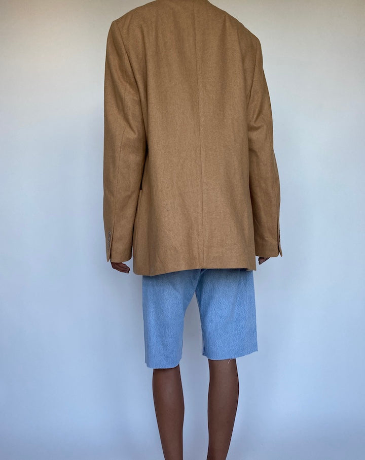 VINTAGE WOOL BLENDED BLAZER 896-2