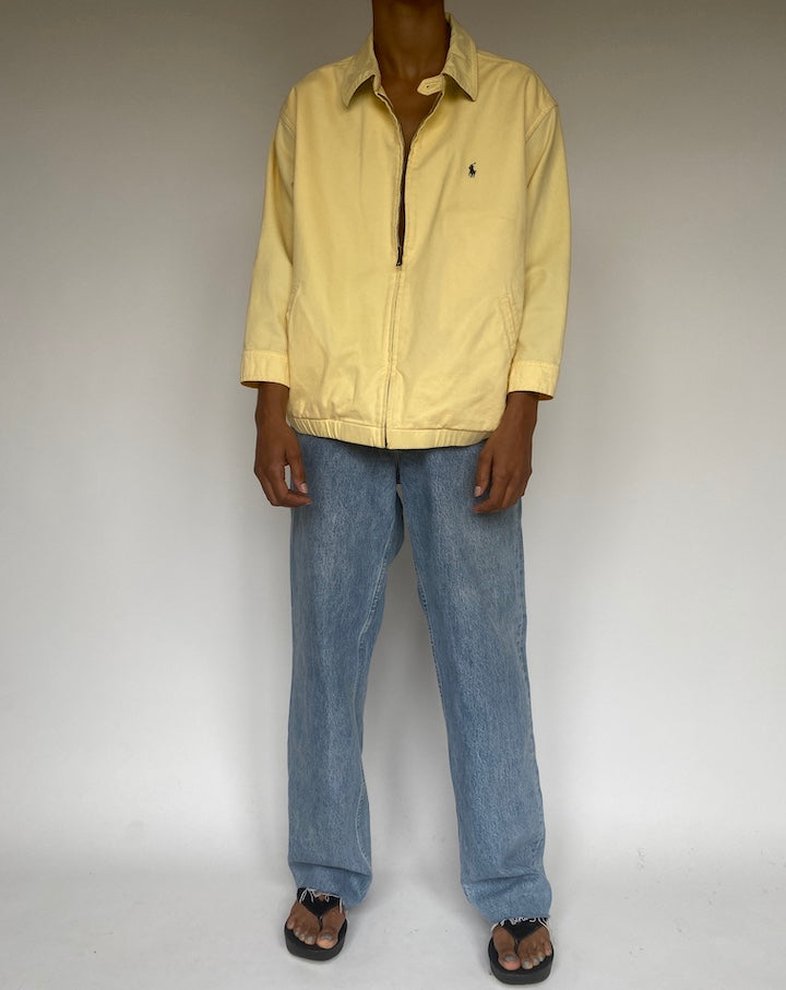 VINTAGE YELLOW RALPH LAUREN JACKET 1274