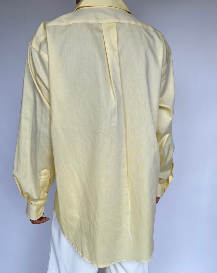 VINTAGE YELLOW RALPH LAUREN SHIRT 734-2