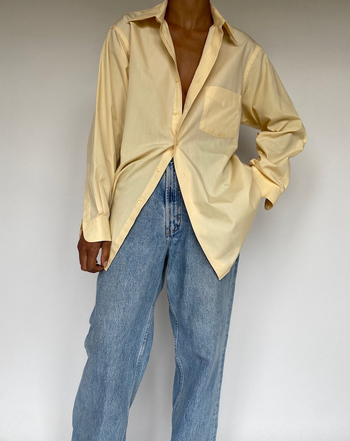 VINTAGE YELLOW SHIRT 1272-3