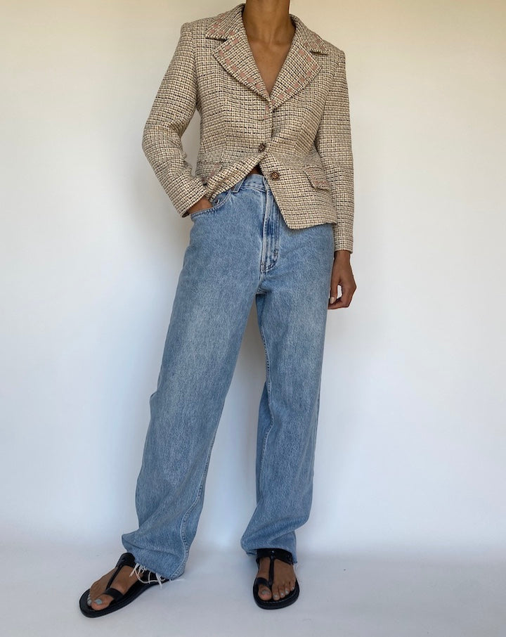 VINTAGE TWEED BLAZER 3158