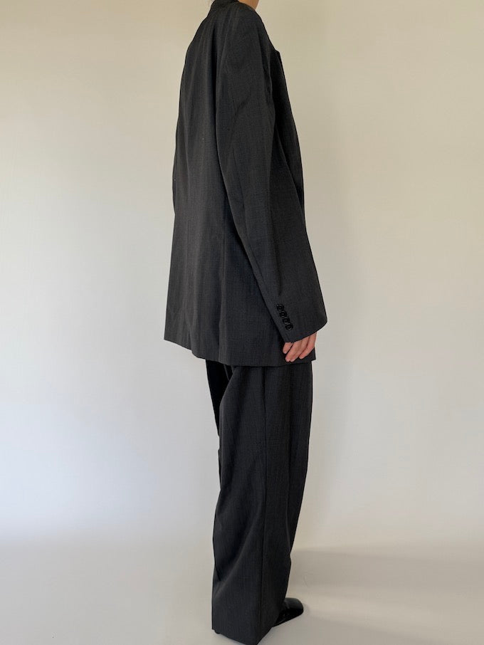 Vintage oversized suit in grey 5694