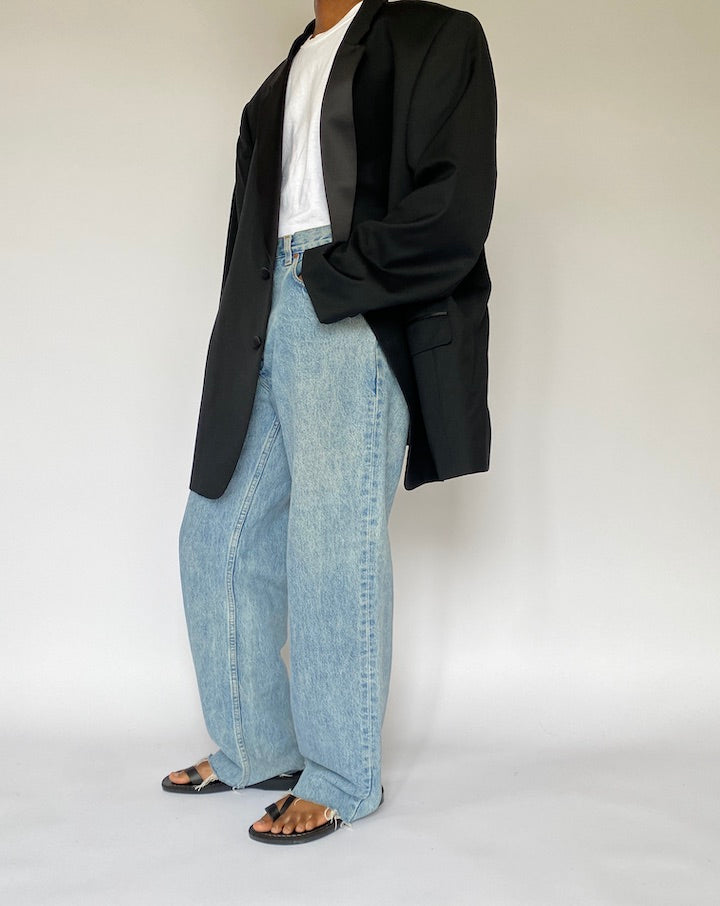 VINTAGE BLACK BLAZER 5035