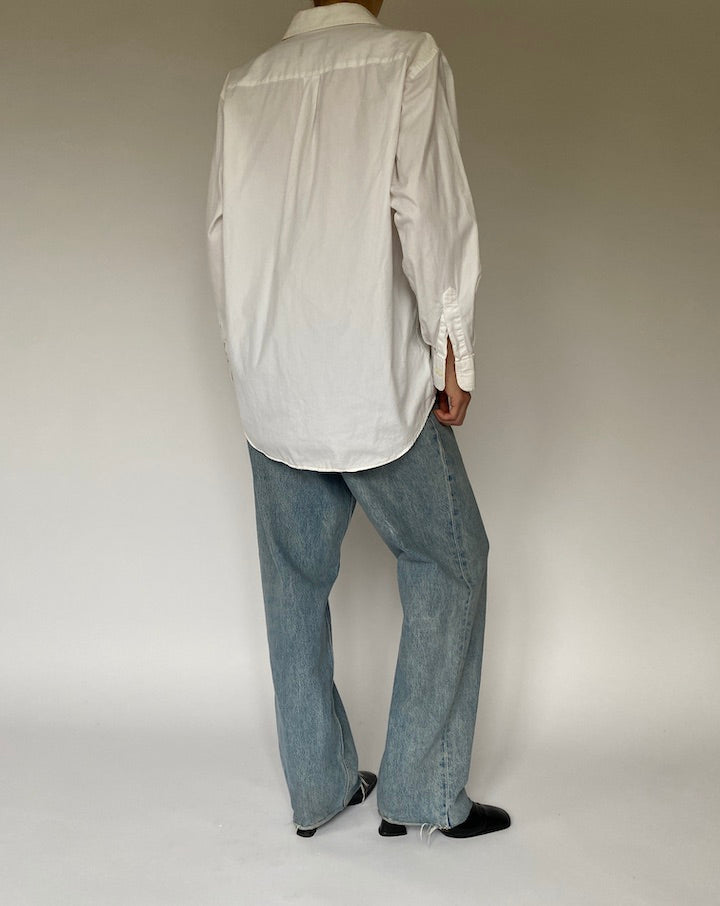 Vintage White Ralph Lauren Shirt 5307