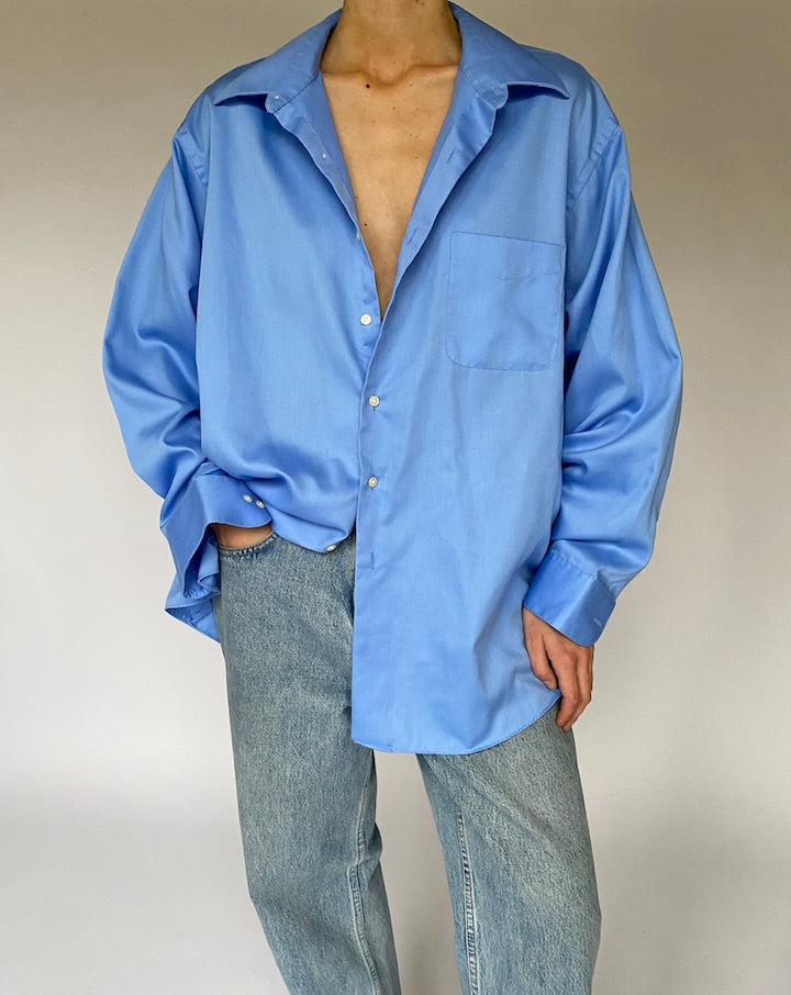 Vintage Oversized Blue Shirt 5252