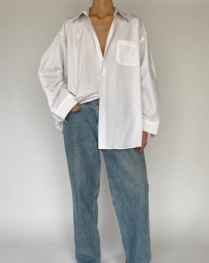 Vintage Oversized White Shirt 5314