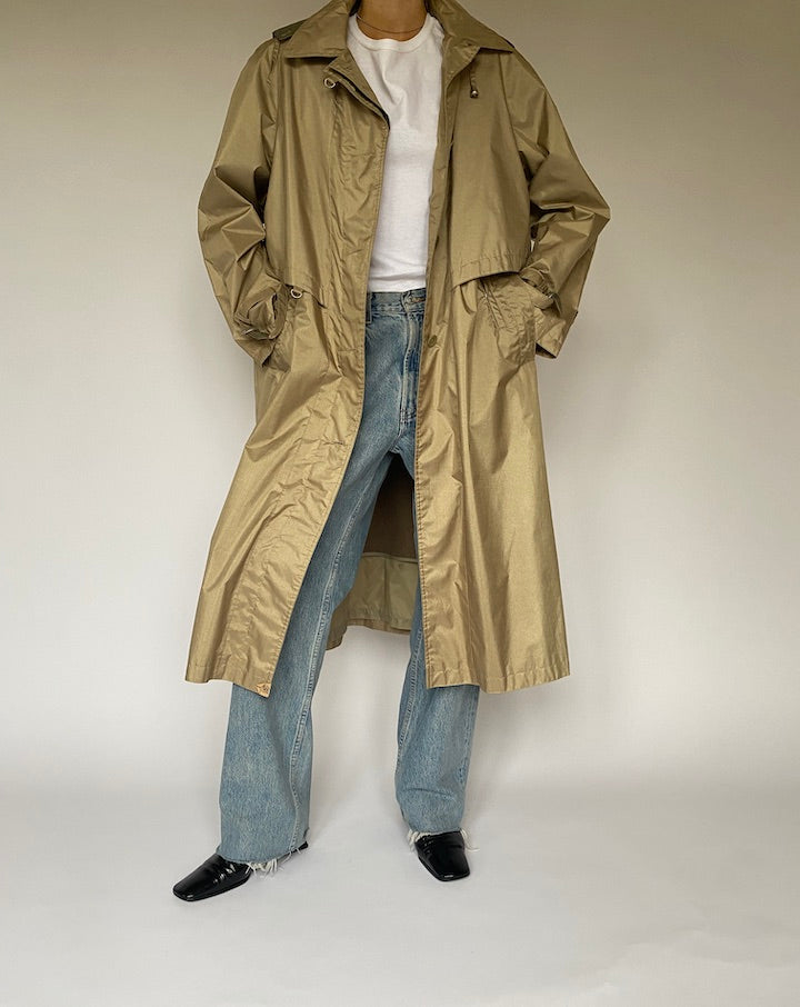 Vintage Long Beige Coat 5327