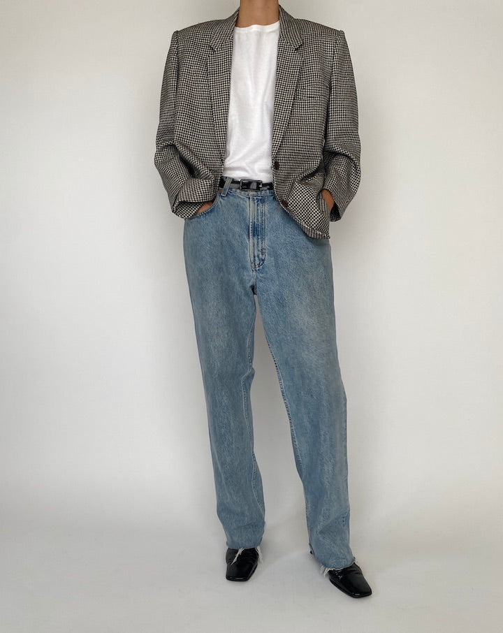 Vintage Houndstooth Blazer 5043