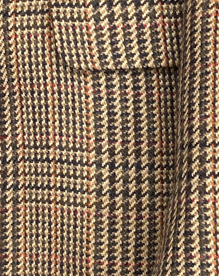 VINTAGE BROWN HOUNDSTOOTH BLAZER 5127