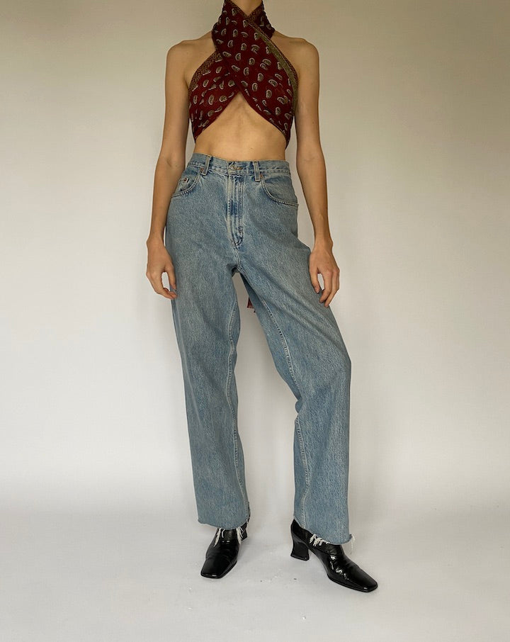 Vintage Scarf Top 4826