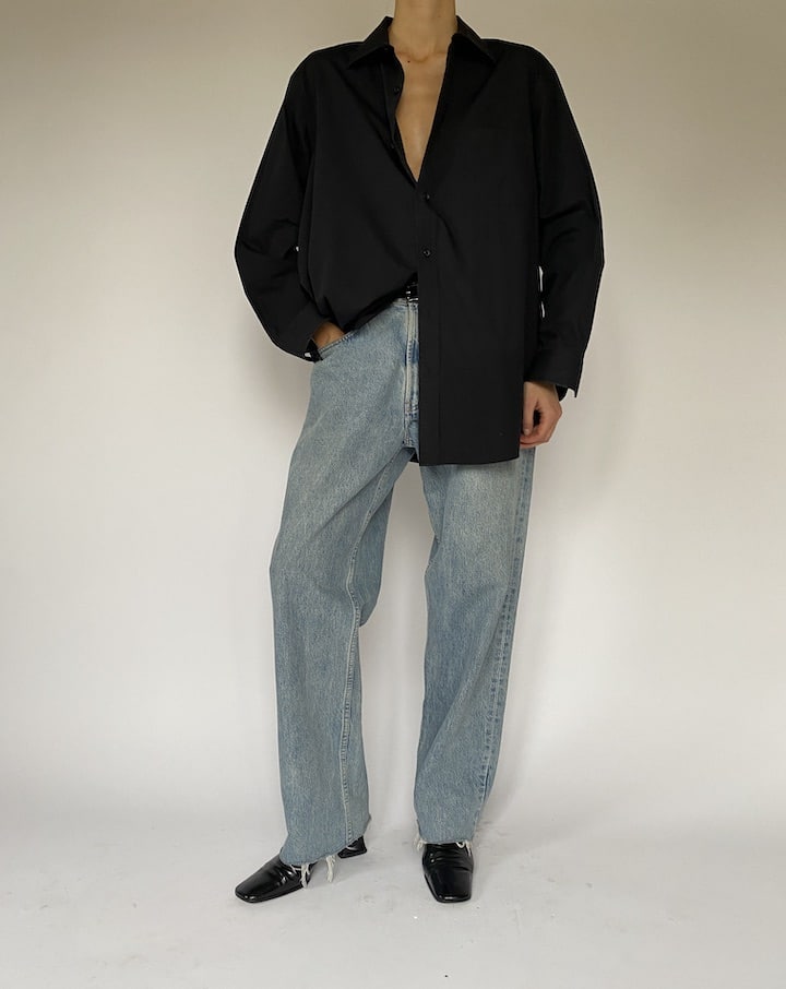 Vintage Black Shirt 5306