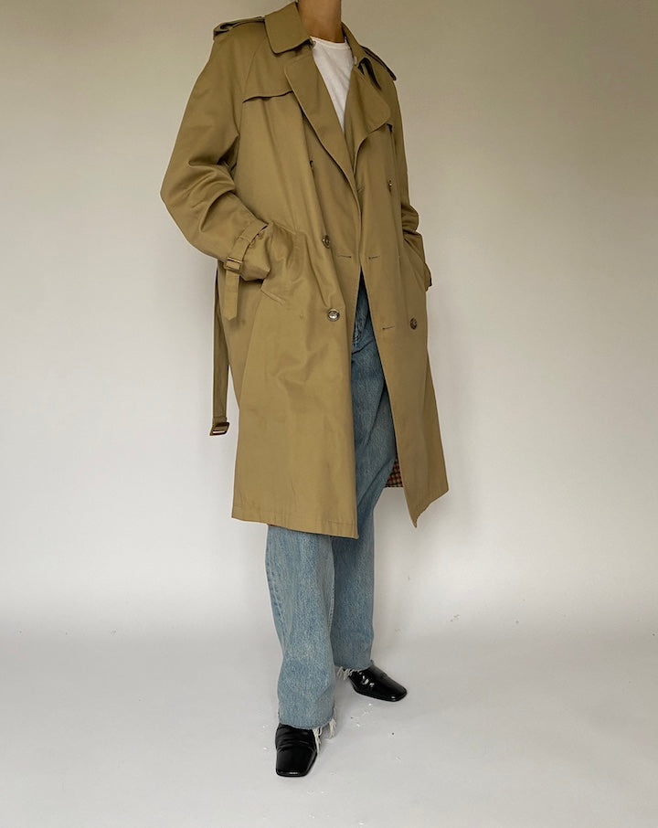 Vintage Beige Trench Coat 4765