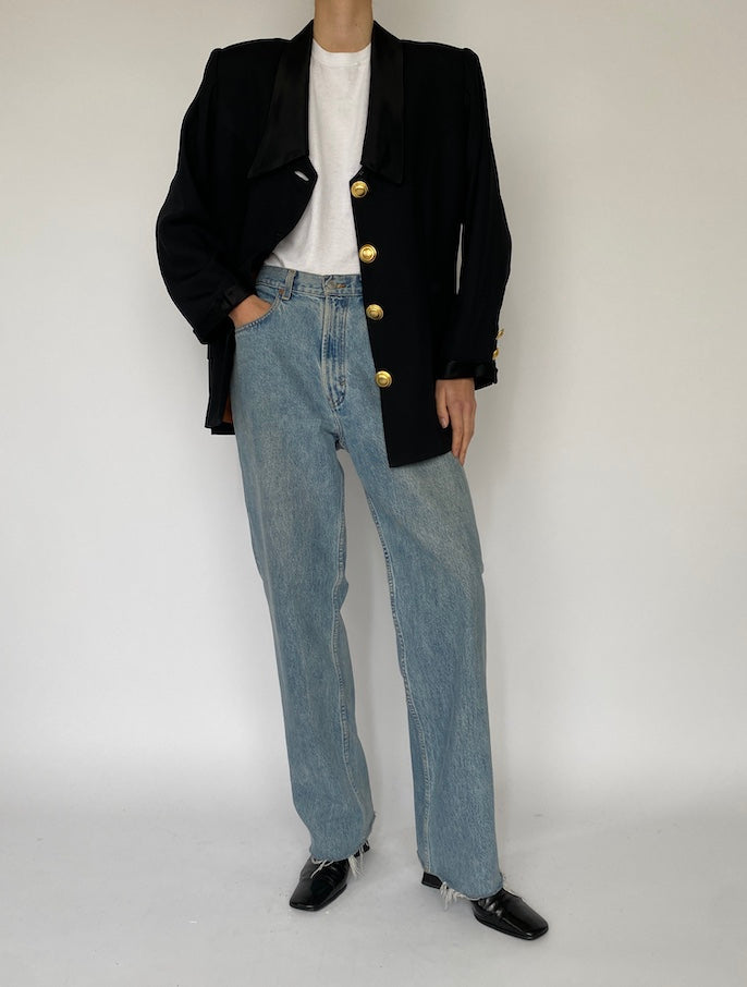 Vintage blazer in black 5440