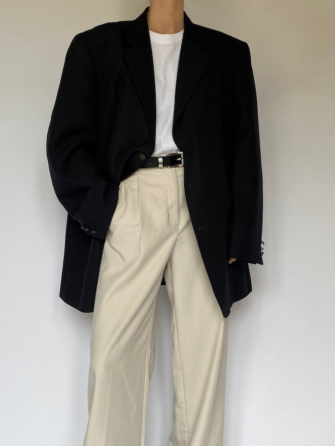 Vintage oversized black blazer 5529