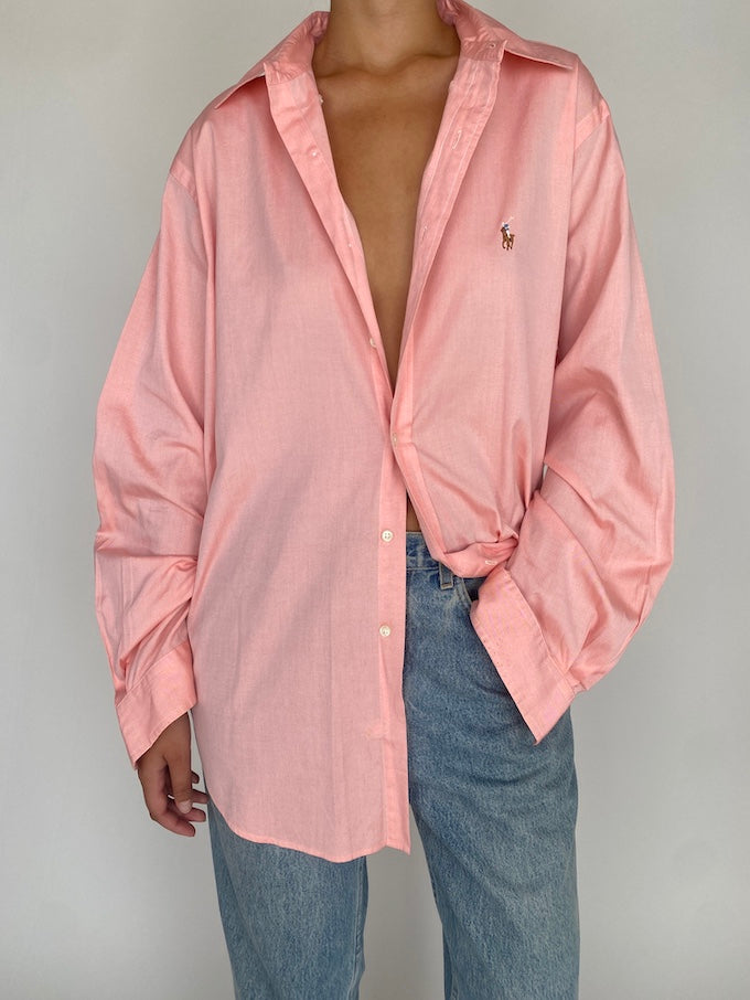 Vintage pink Ralph Lauren shirt 5682