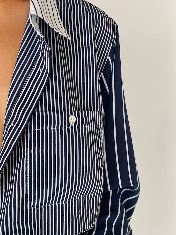 Vintage pinstriped Ralph Lauren shirt 5674