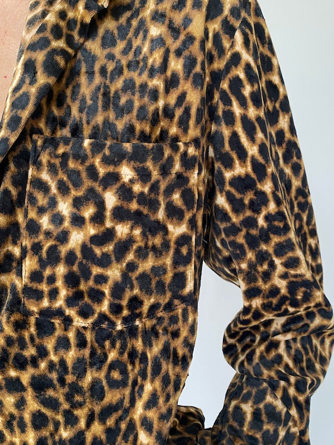 Vintage animal printed blouse 5318