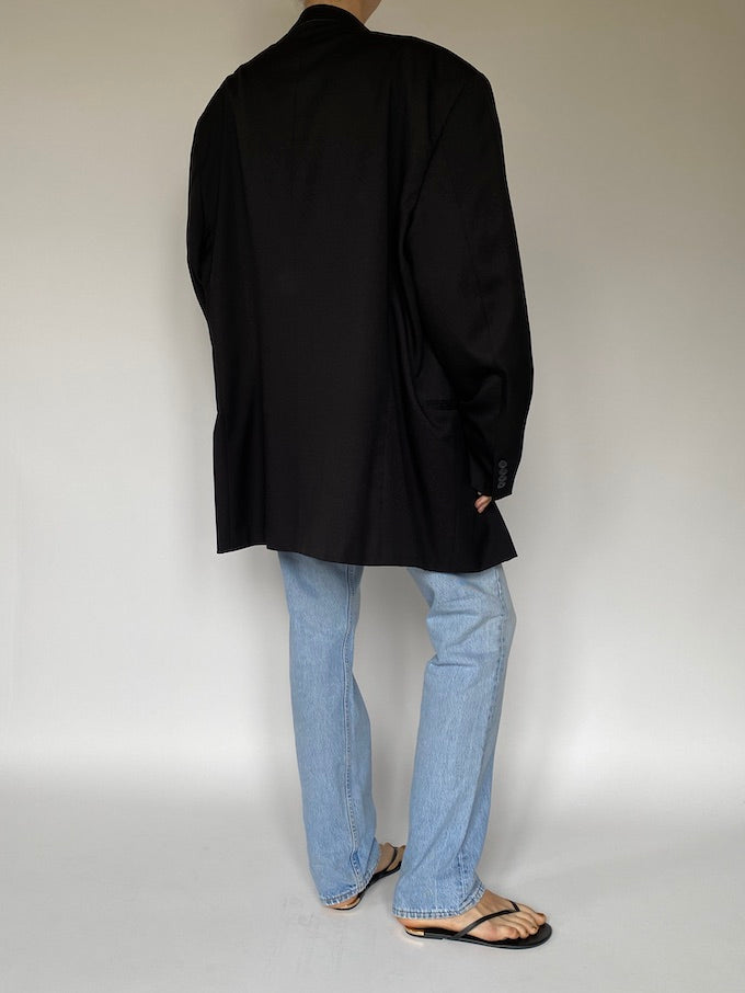 Vintage oversized black blazer 5607