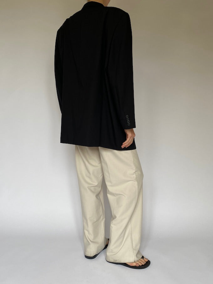 Vintage oversized Calvin Klein blazer in black 5520