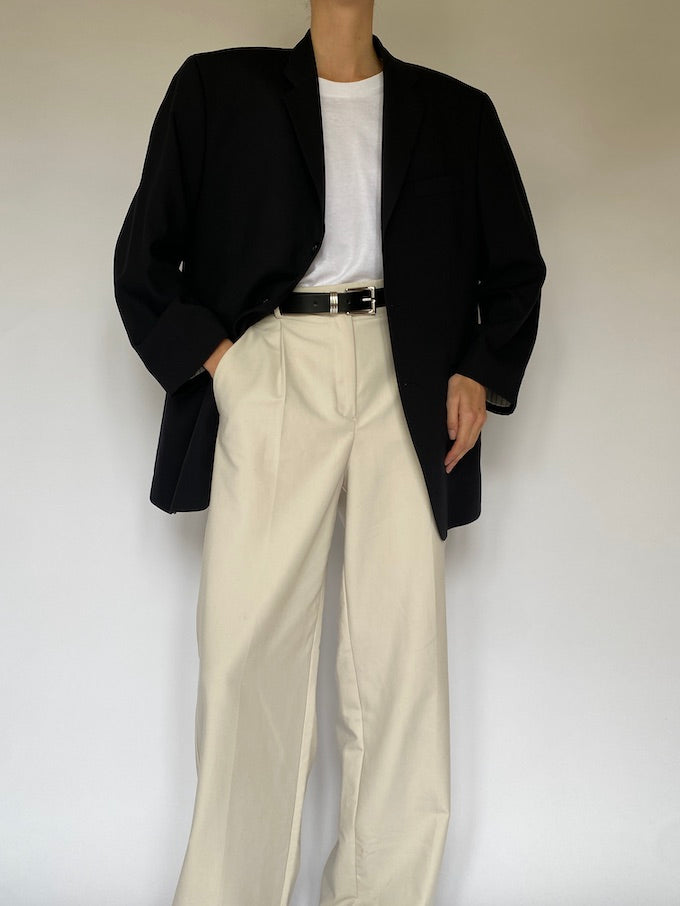 Vintage oversized Calvin Klein blazer in black 5520