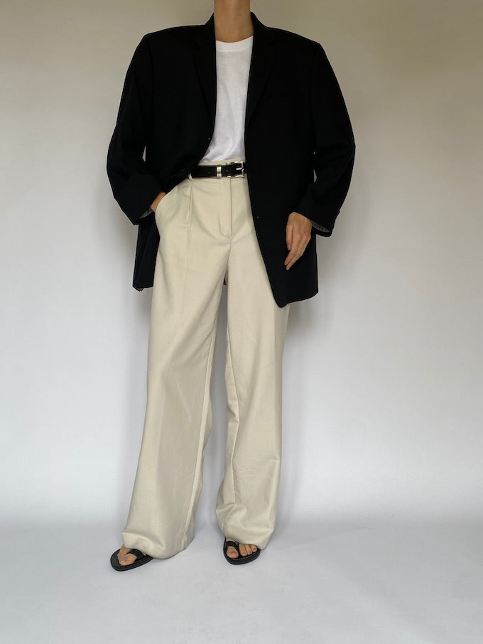 Vintage oversized Calvin Klein blazer in black 5520