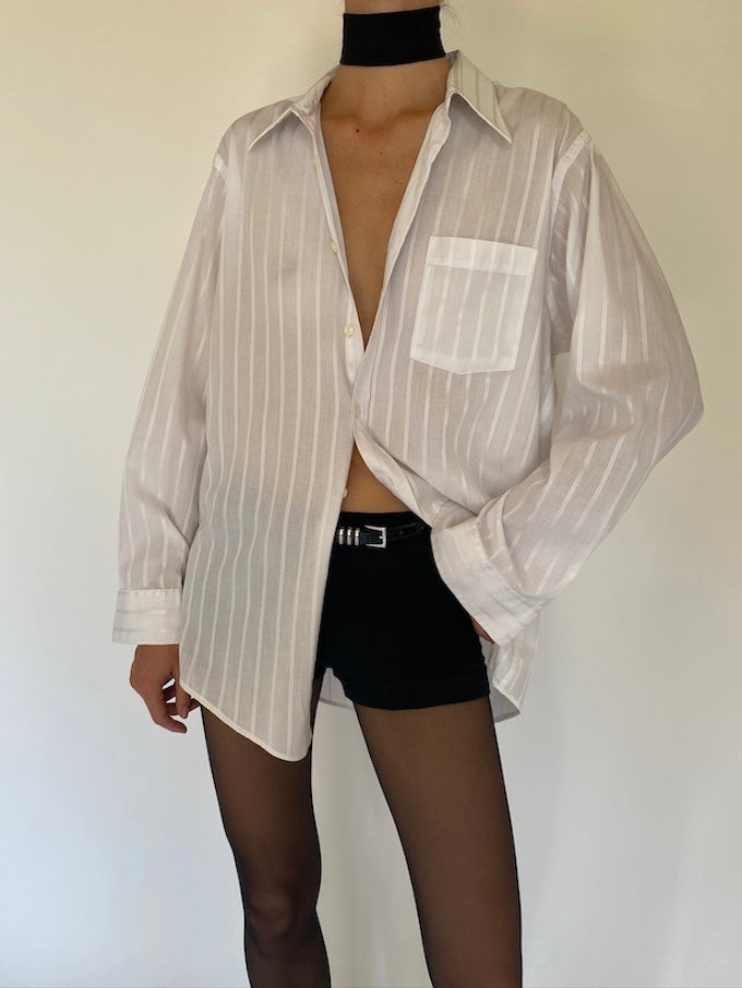 Vintage Christian Dior striped shirt 5748
