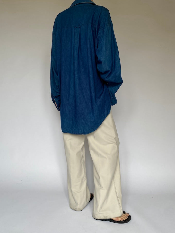 Vintage oversized denim shirt 5531