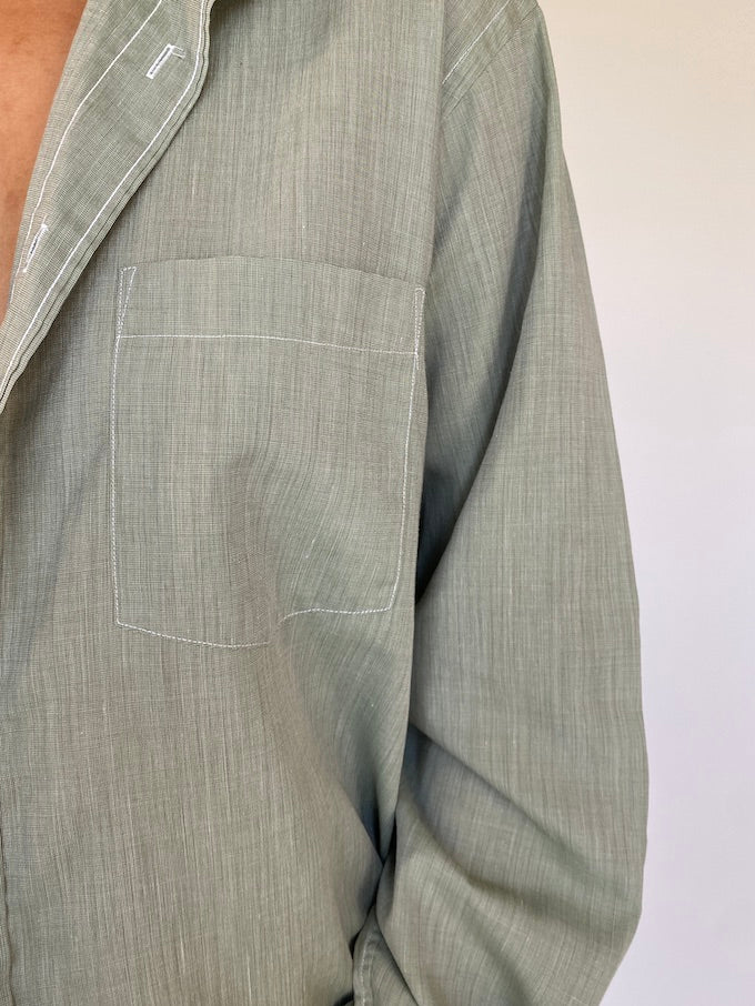 Vintage Christian Dior shirt in green 5660