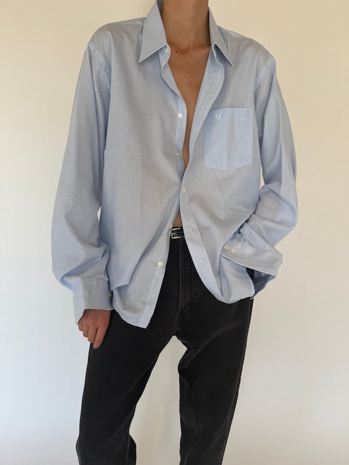 Vintage Christian Dior shirt in light blue 5761