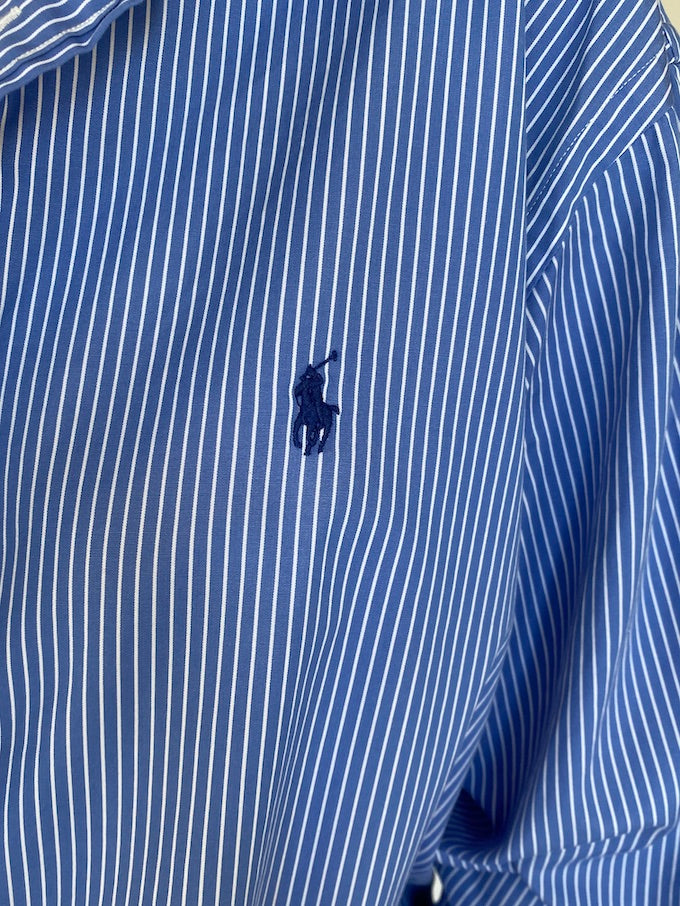 Vintage oversized pinstriped Ralph Lauren shirt 5664