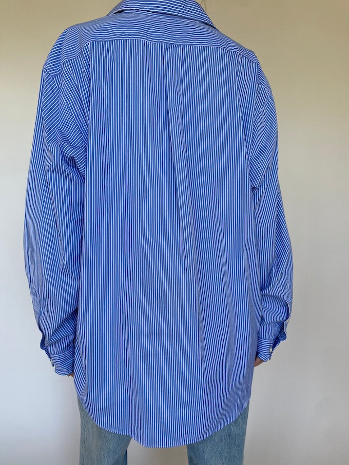 Vintage oversized pinstriped Ralph Lauren shirt 5664
