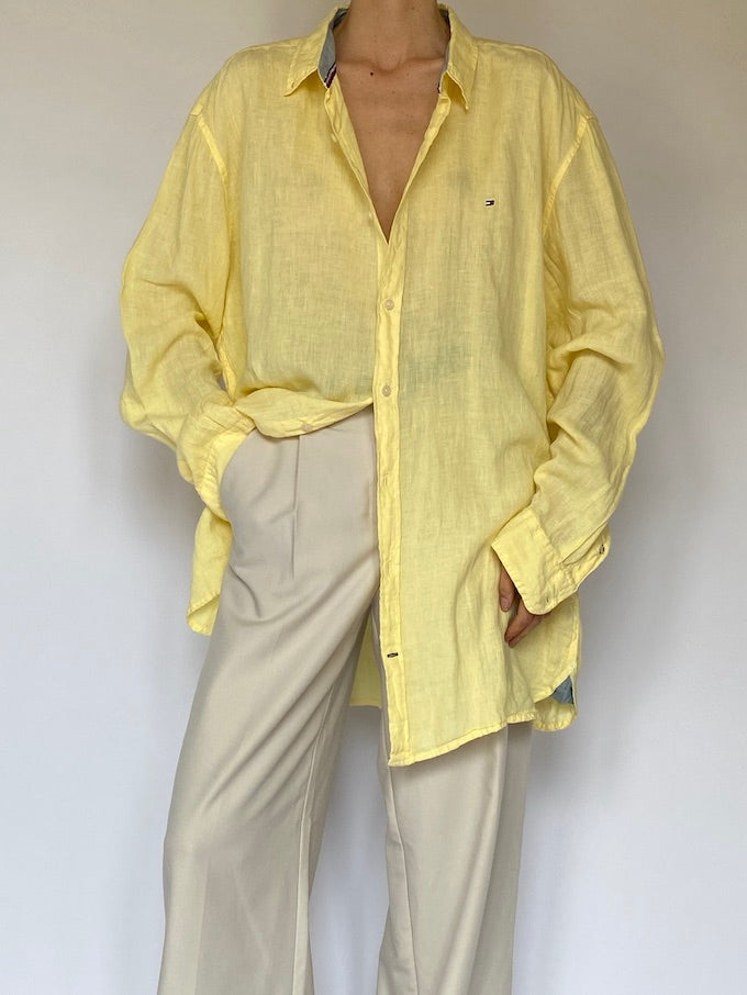 Vintage Tommy Hilfiger linen shirt 5547