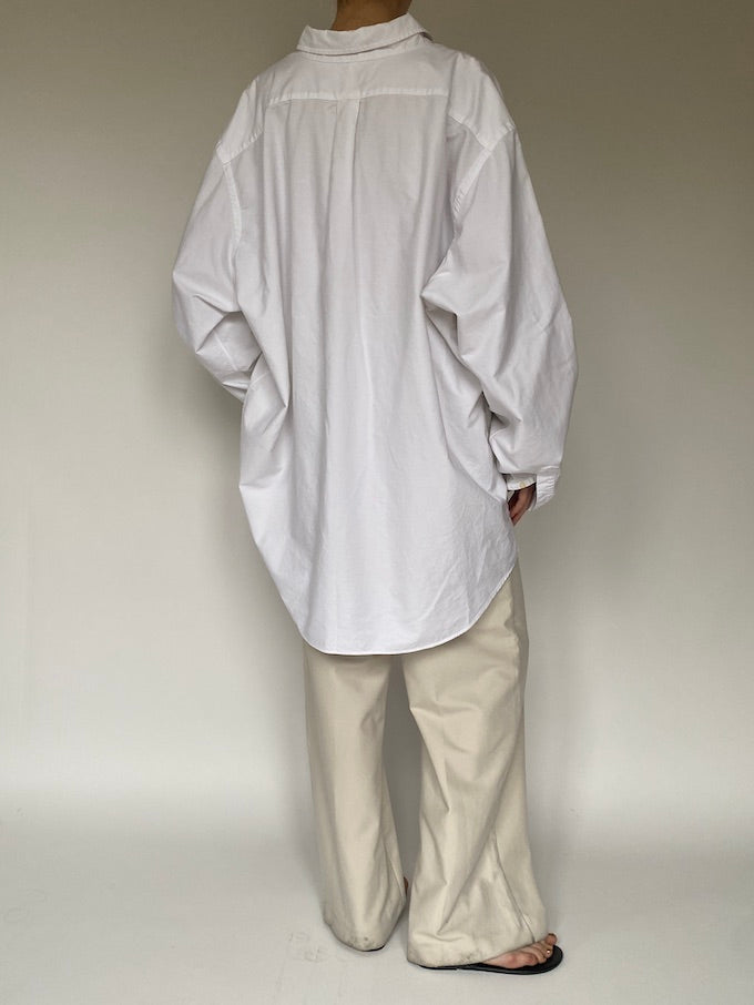 Vintage oversized Ralph Lauren shirt in white 5636