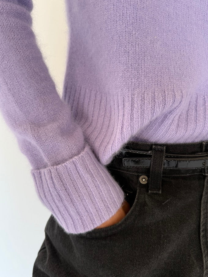 Vintage turtleneck in purple 5723