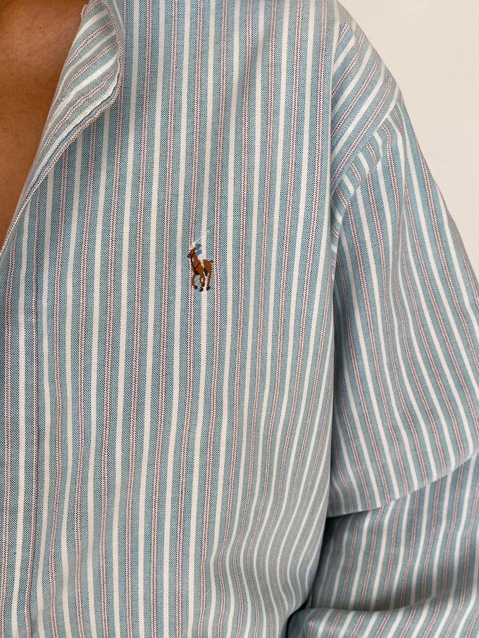 Vintage pinstriped Ralph Lauren shirt 5675
