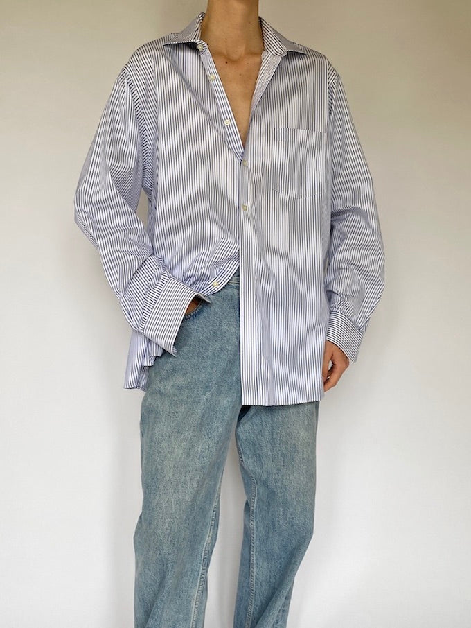 Vintage oversized striped shirt 5510