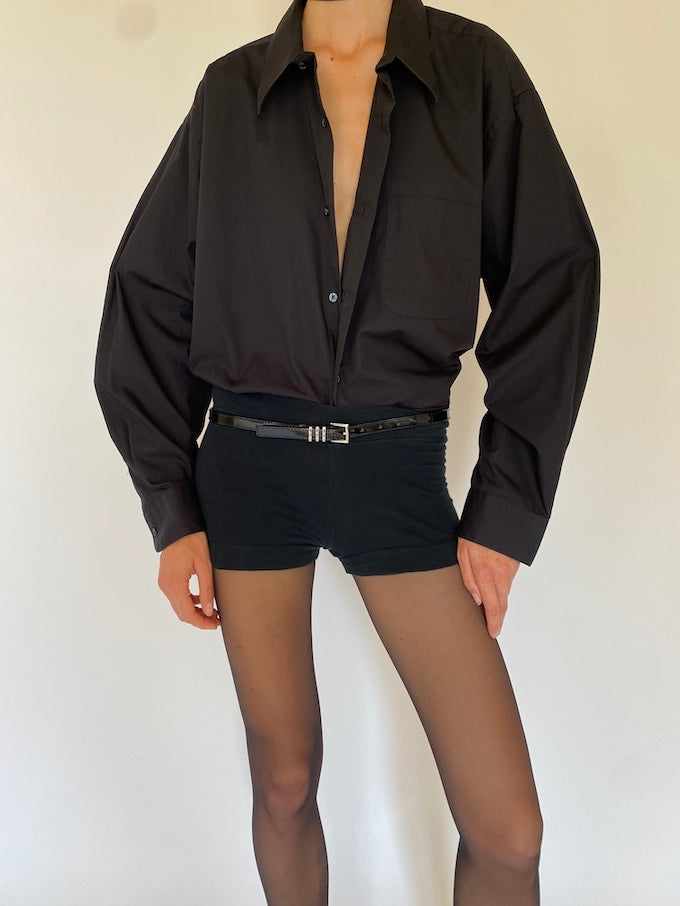 Vintage oversized black shirt 5711