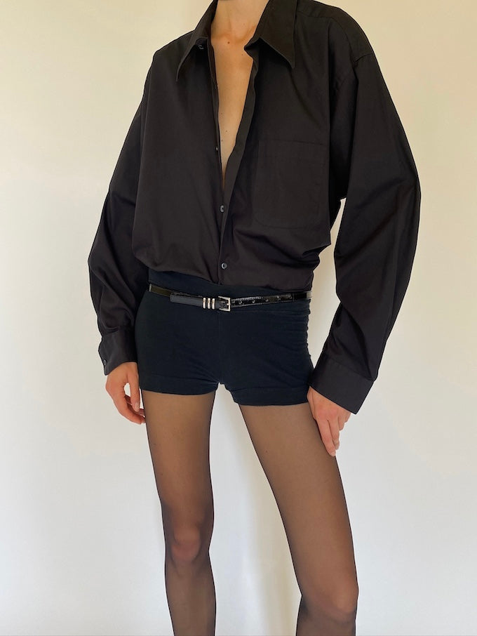 Vintage oversized black shirt 5711