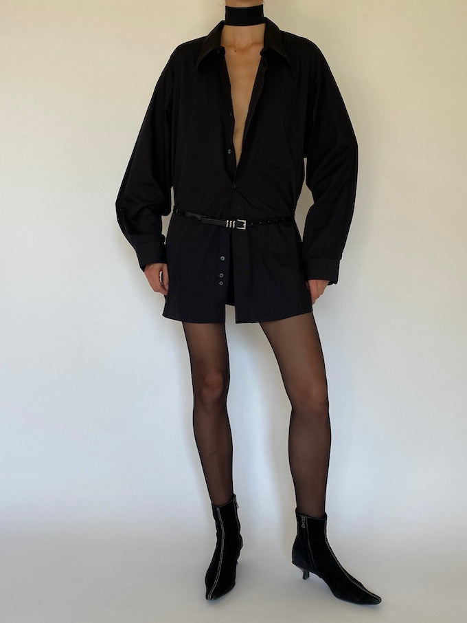 Vintage oversized black shirt 5711