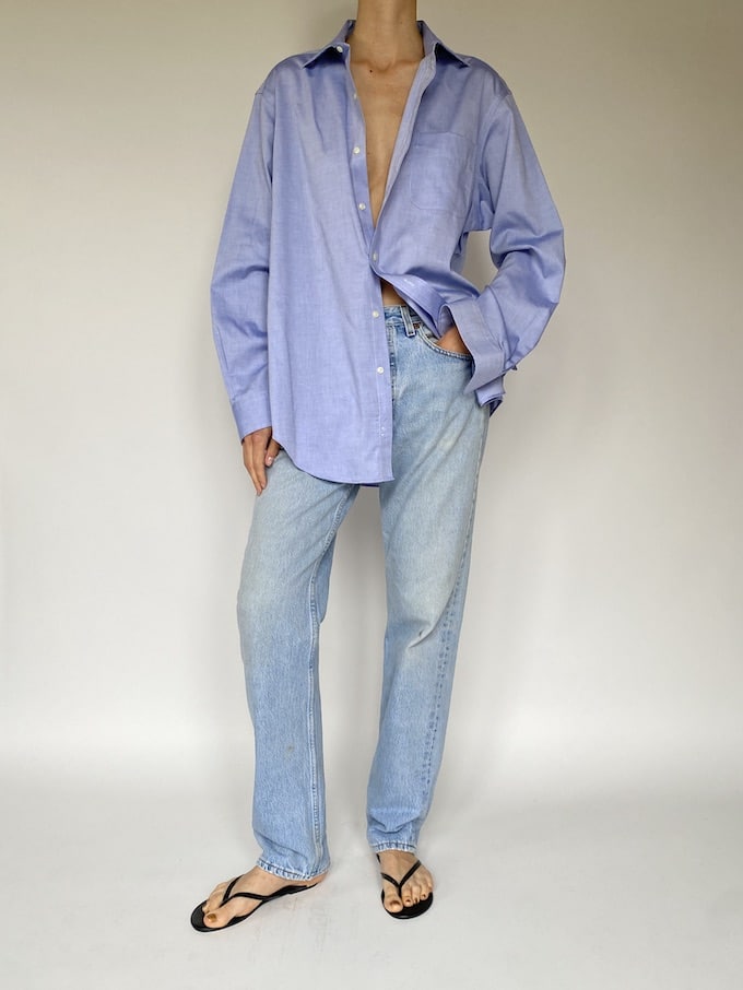 Vintage Ralph Lauren shirt in blue 5598