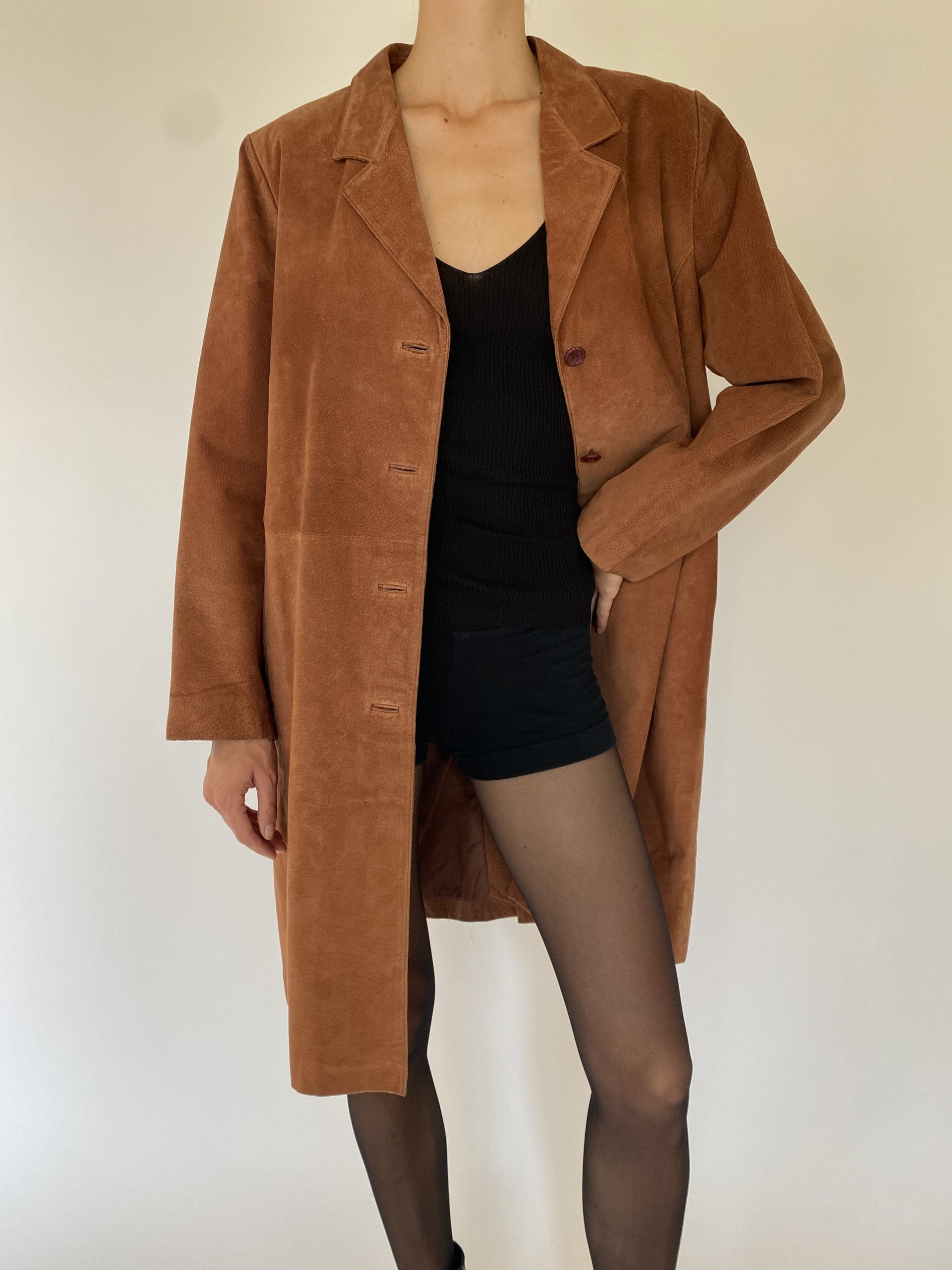 Vintage suede leather jacket 5747