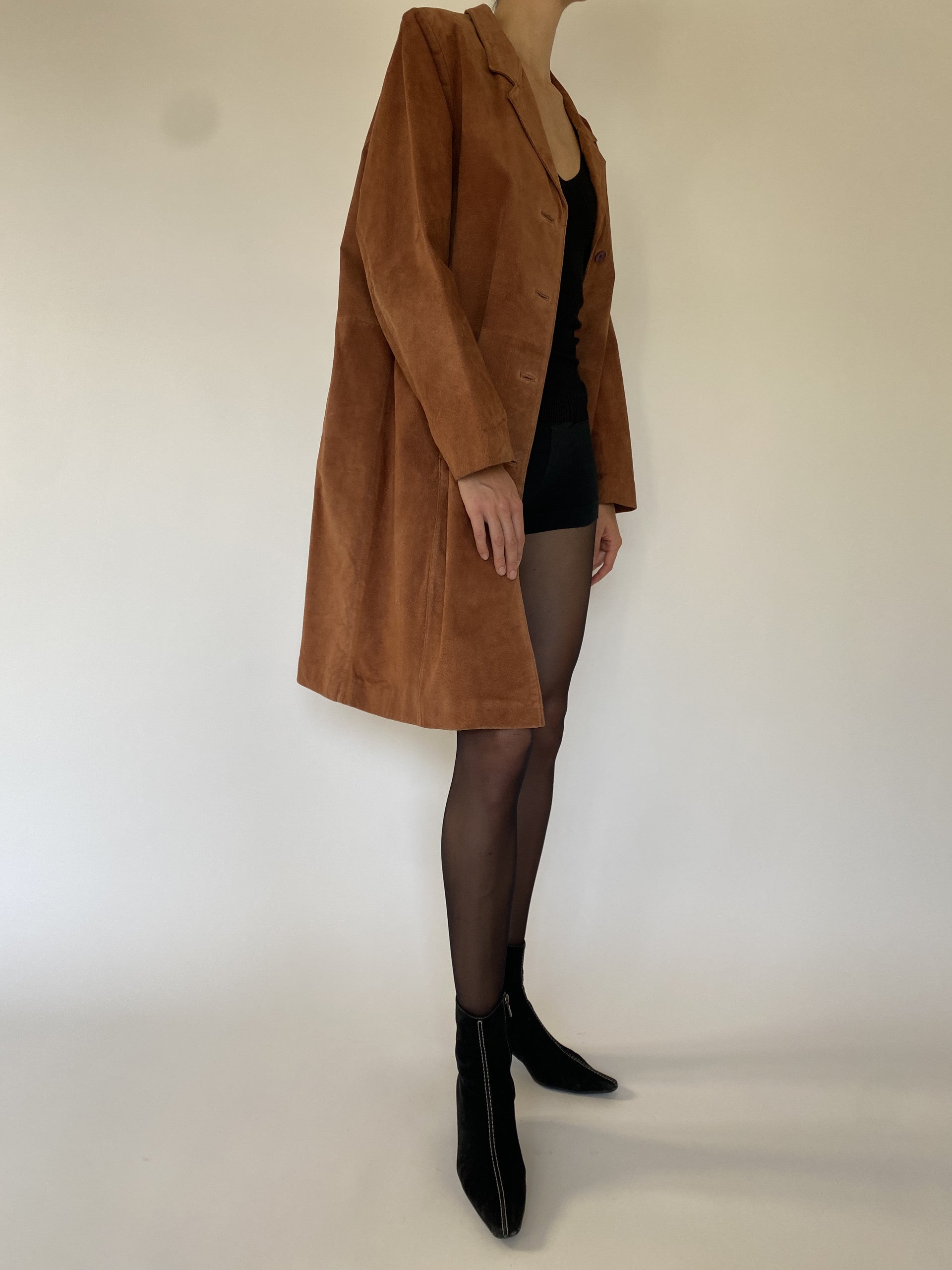 Vintage suede leather jacket 5747