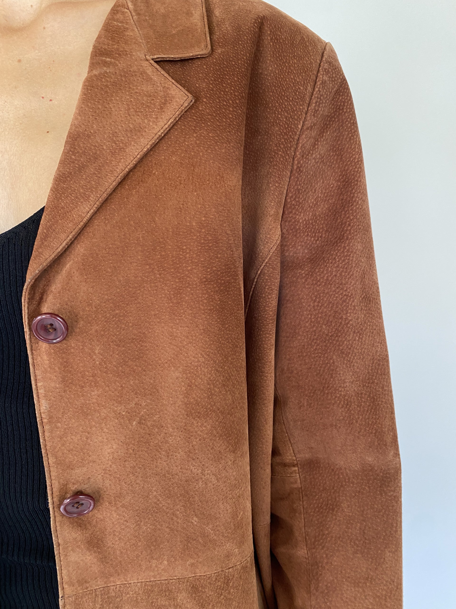 Vintage suede leather jacket 5747