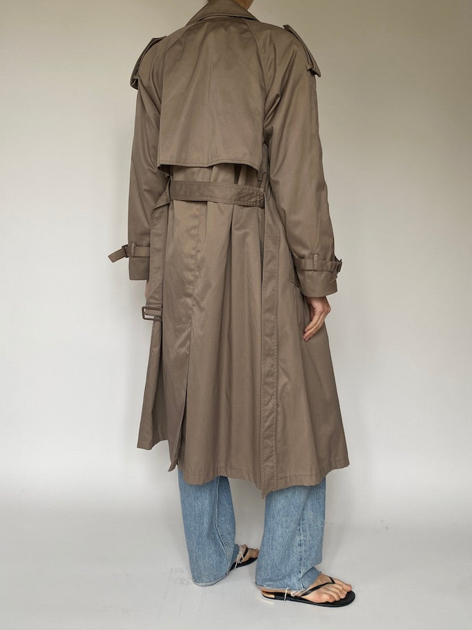 Vintage beige trench coat 5141