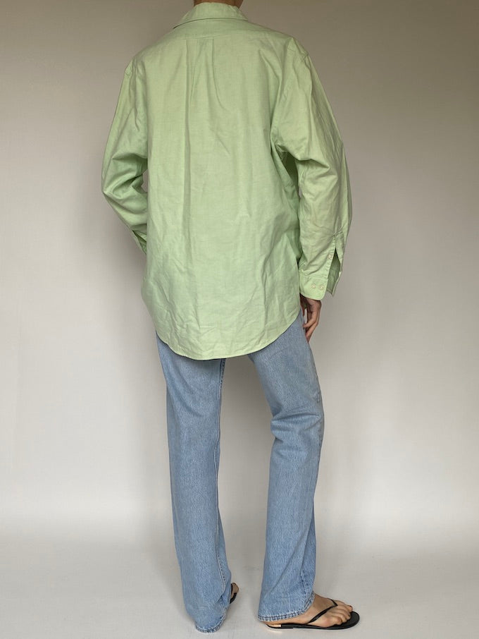 Vintage Ralph Lauren shirt in light green 5590