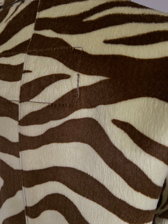 Vintage animal printed leather jacket 5626