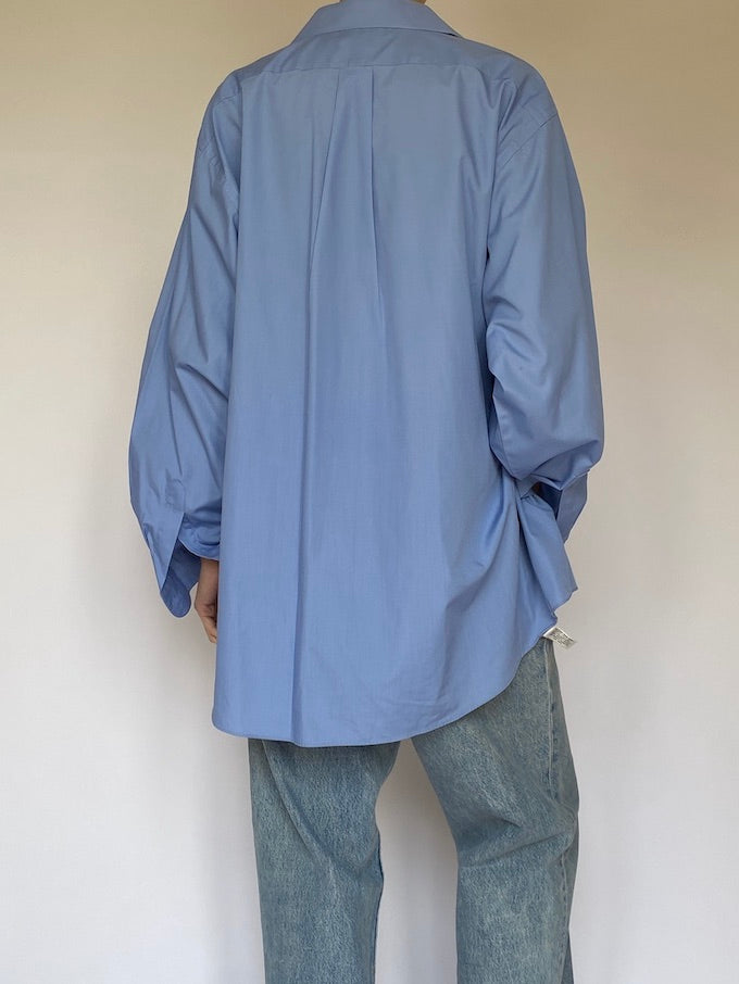 Vintage oversized shirt in blue 5540