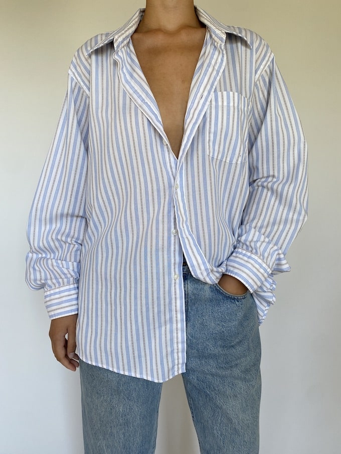 Vintage striped Christian Dior shirt 5659