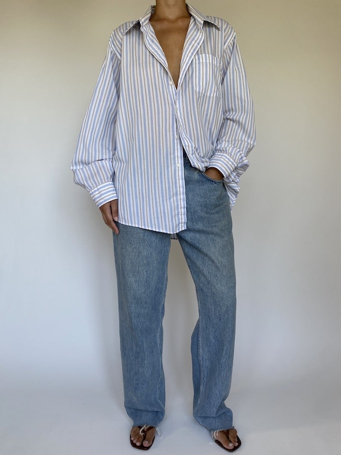 Vintage striped Christian Dior shirt 5659