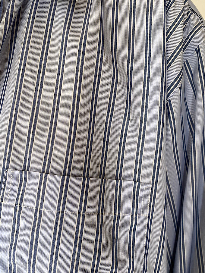 Vintage striped oversized shirt 5544